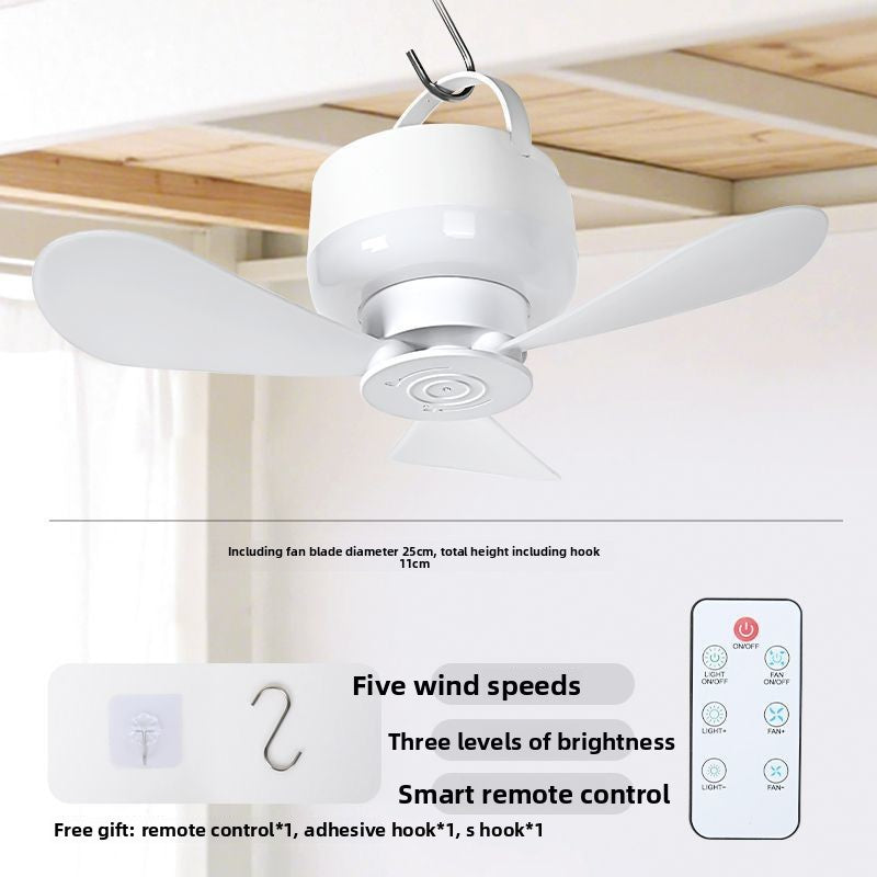 Mini USB Rechargeable Night Light Fan