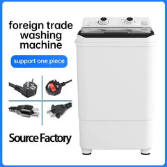 7.5kg black washing machine