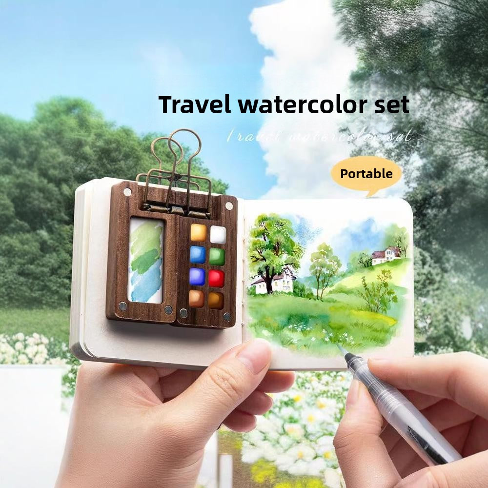 Mini watercolor paint box