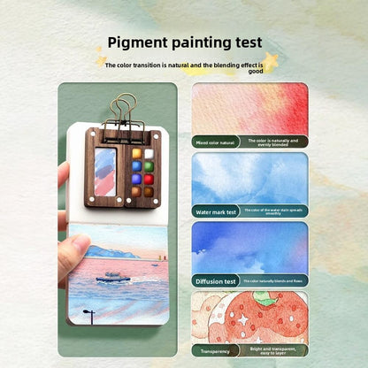 Mini watercolor paint box