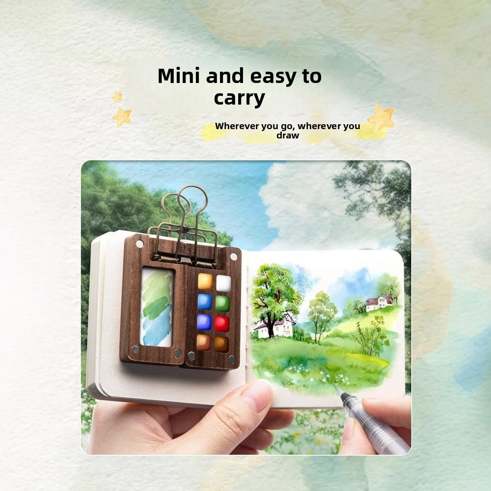 Mini watercolor paint box
