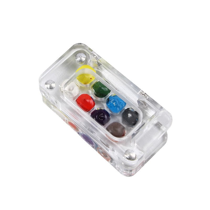 Mini Watercolor Paint Box with Sketchbook and Brush