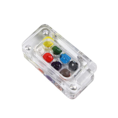 Mini Watercolor Paint Box with Sketchbook and Brush