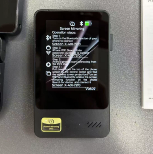 Mini Wired Phone Screen Projector with Type-C