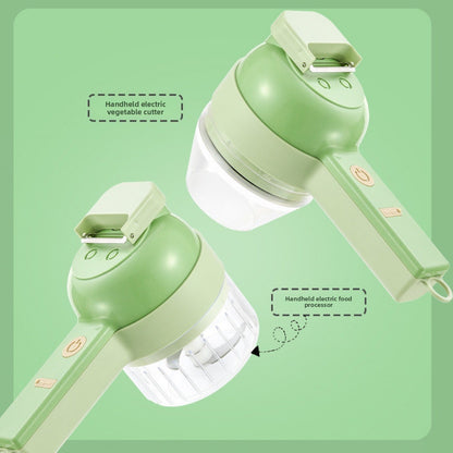 Mini wireless electric garlic press