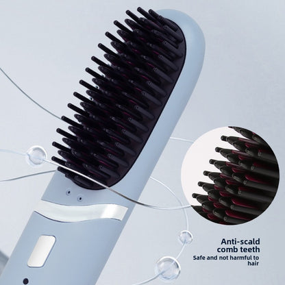 Mini wireless hair straightener