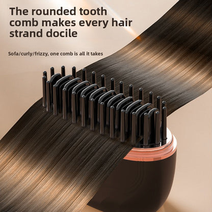Mini Wireless Hair Straightening Comb