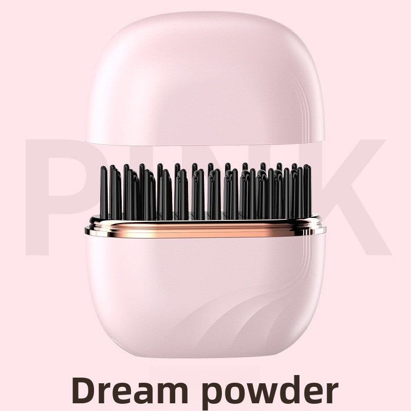 Mini Wireless Hair Straightening Comb