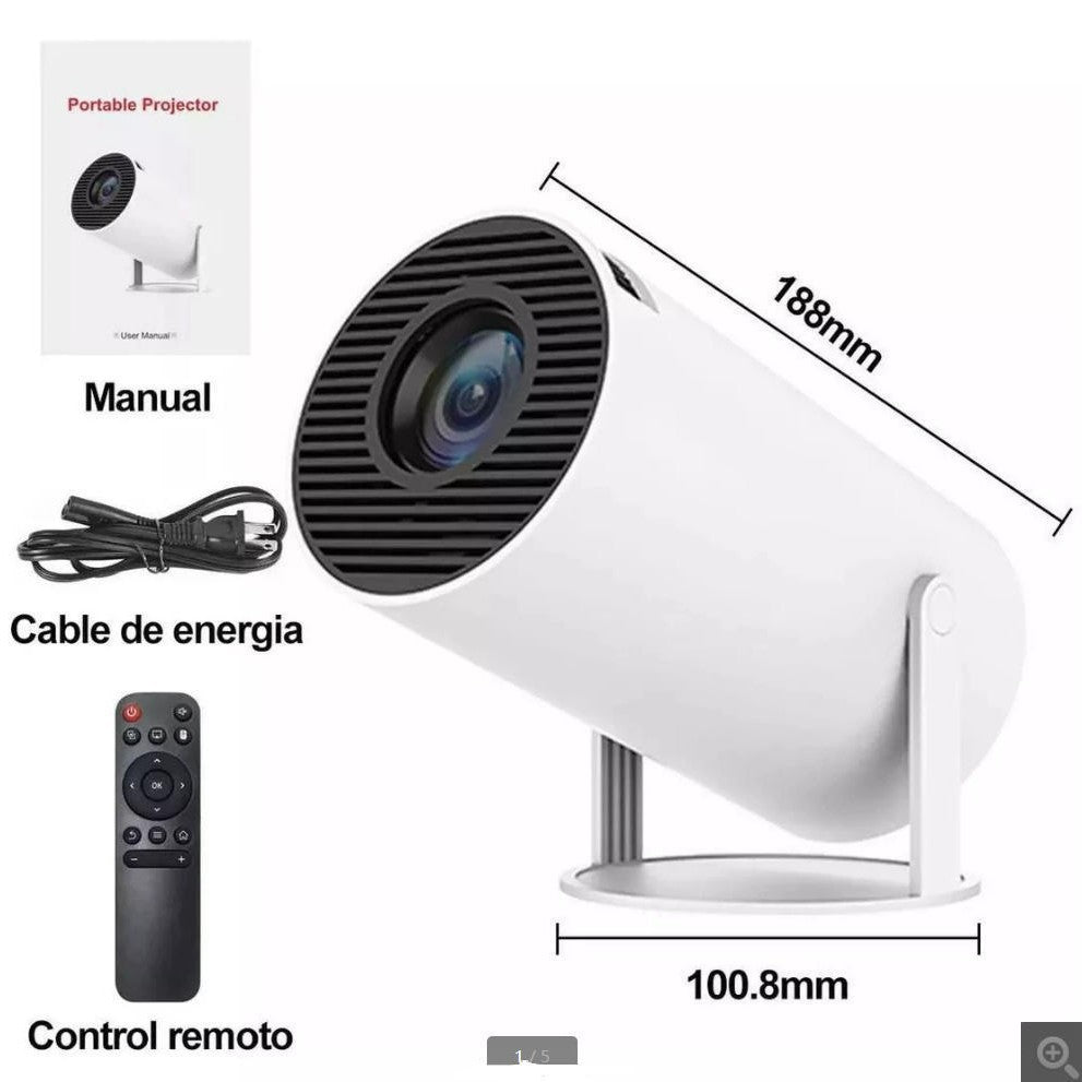 Mini Wireless Projector with Screen Mirroring