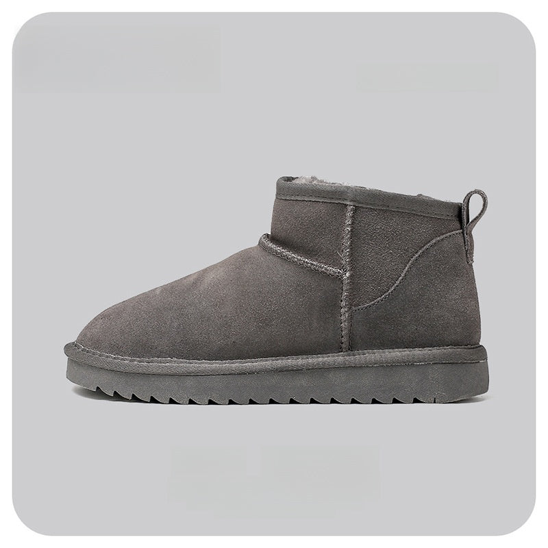 Mini Women's Warm Fur-Lined Snow Boots with Non-Slip Sole
