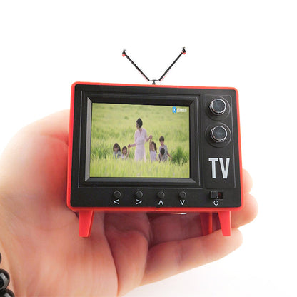 Miniature Dollhouse Television Model