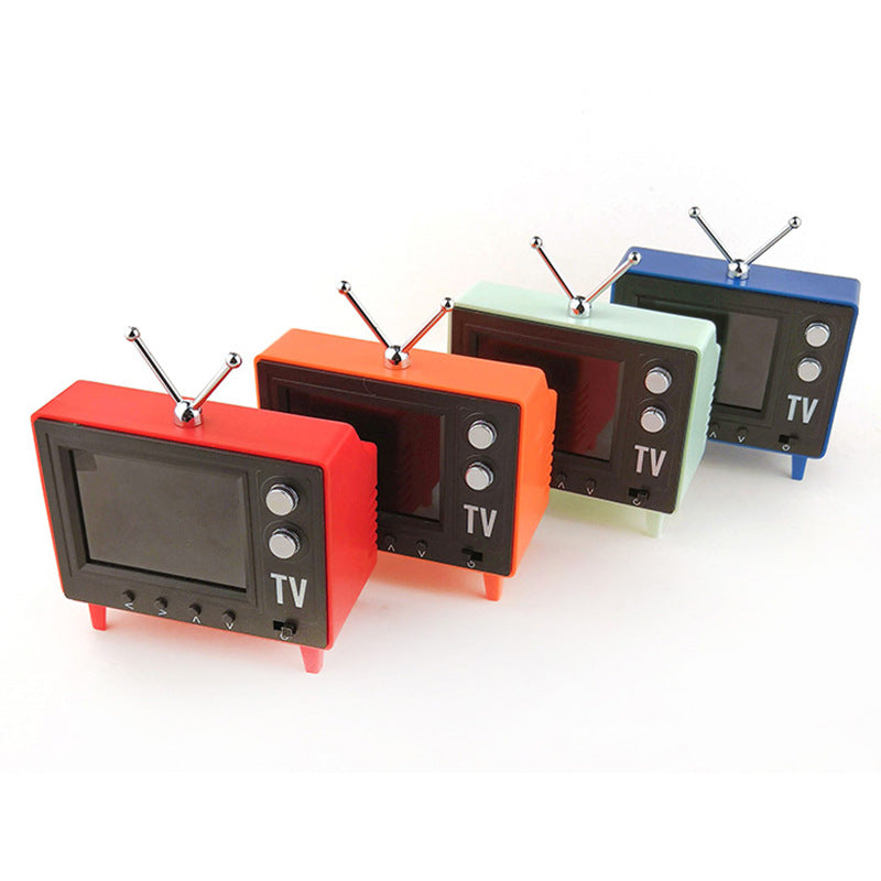 Miniature Dollhouse Television Model