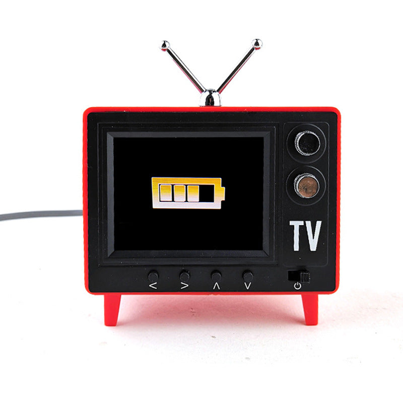Miniature Dollhouse Television Model