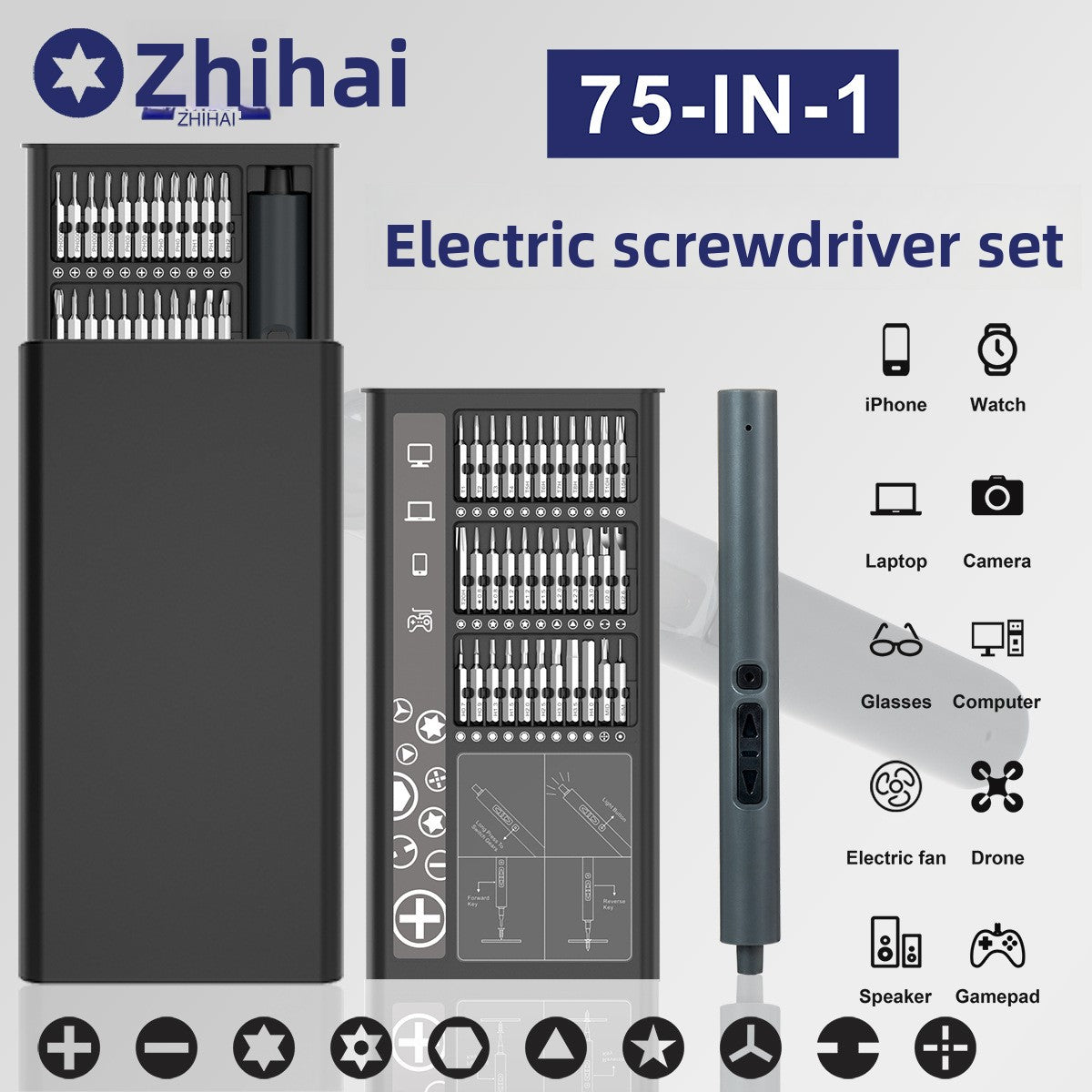 Miniature electric screwdriver