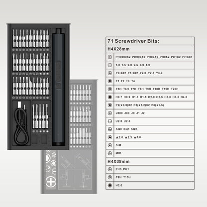 Miniature electric screwdriver