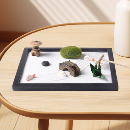 Miniature Landscape Garden Zen Art Sand Model