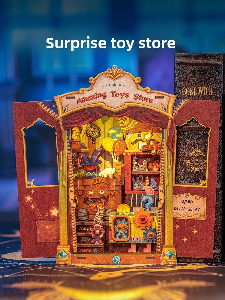 Miniature model three-dimensional jigsaw puzzle of the small house