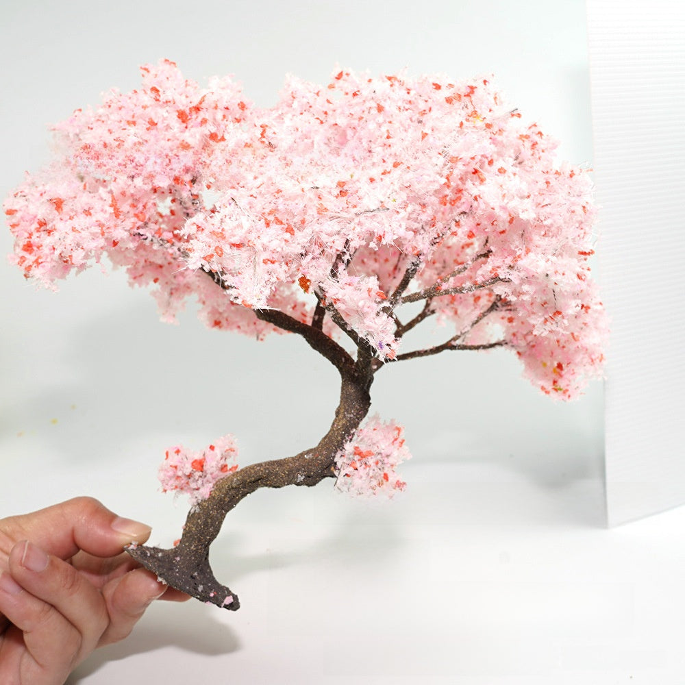 Miniature Model Trees with Base for Diorama