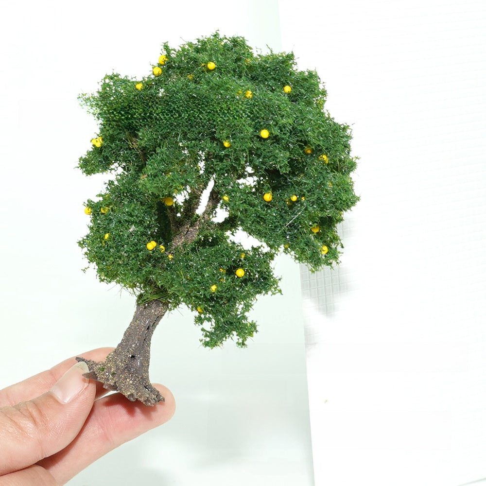 Miniature Model Trees with Base for Diorama