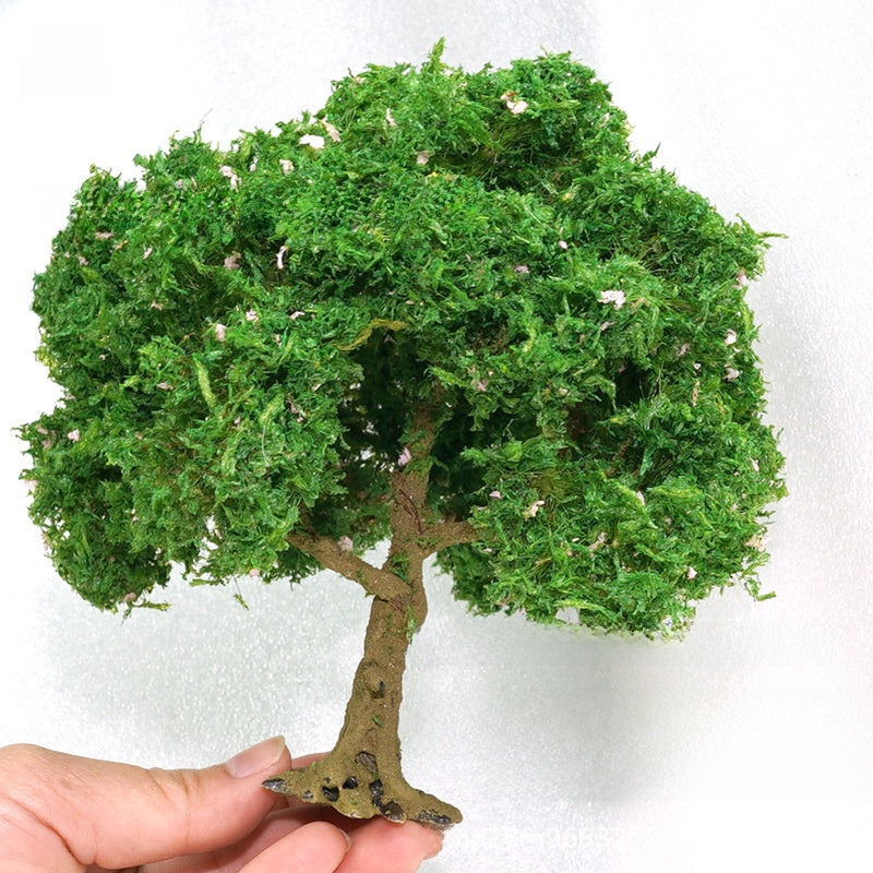 Miniature Model Trees with Base for Diorama