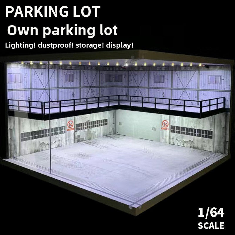 Miniature Parking Garage Display Model