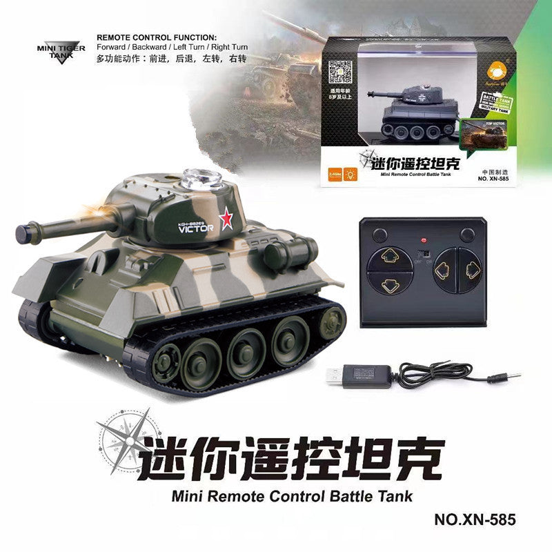 Miniature remote-controlled tank