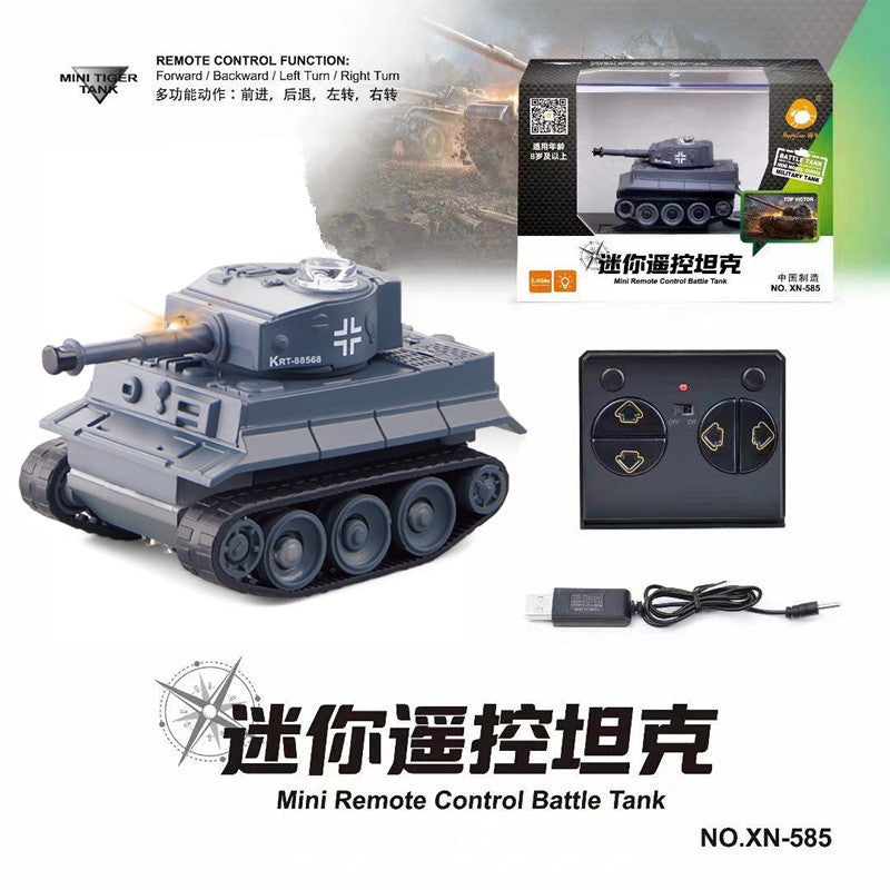 Miniature remote-controlled tank