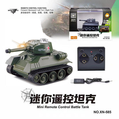 Miniature remote-controlled tank