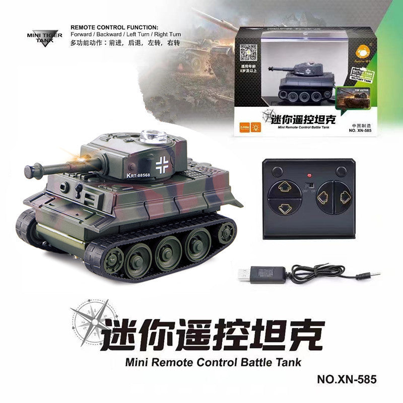 Miniature remote-controlled tank