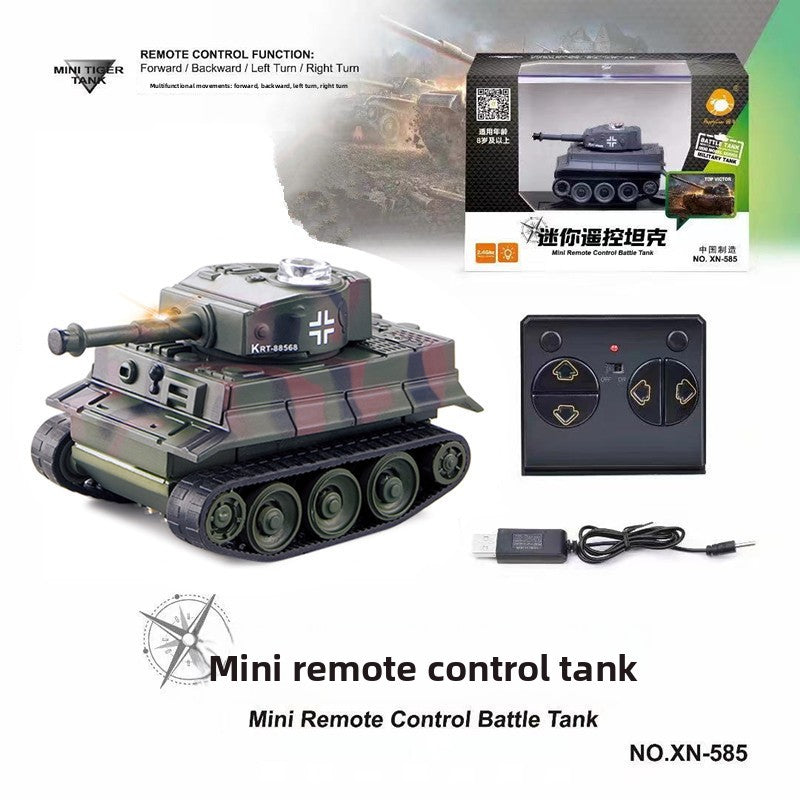 Miniature remote-controlled tank