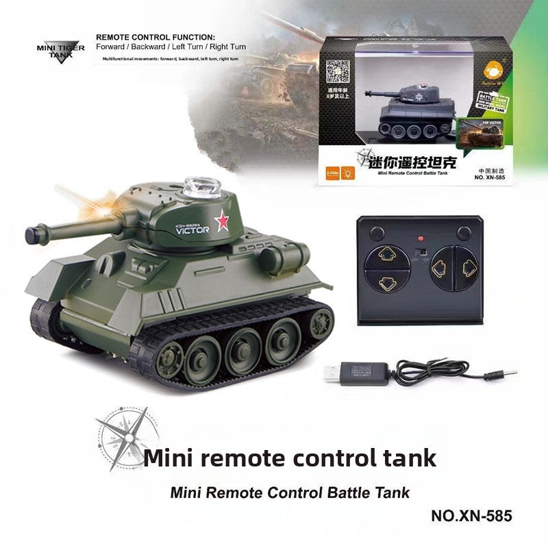 Miniature remote-controlled tank