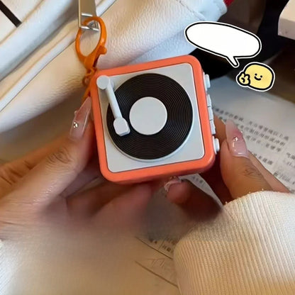 Miniature retro gramophone