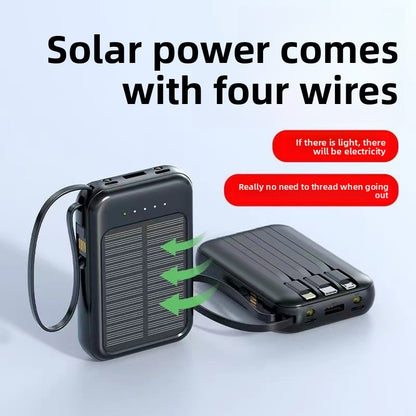 Miniature solar charging device