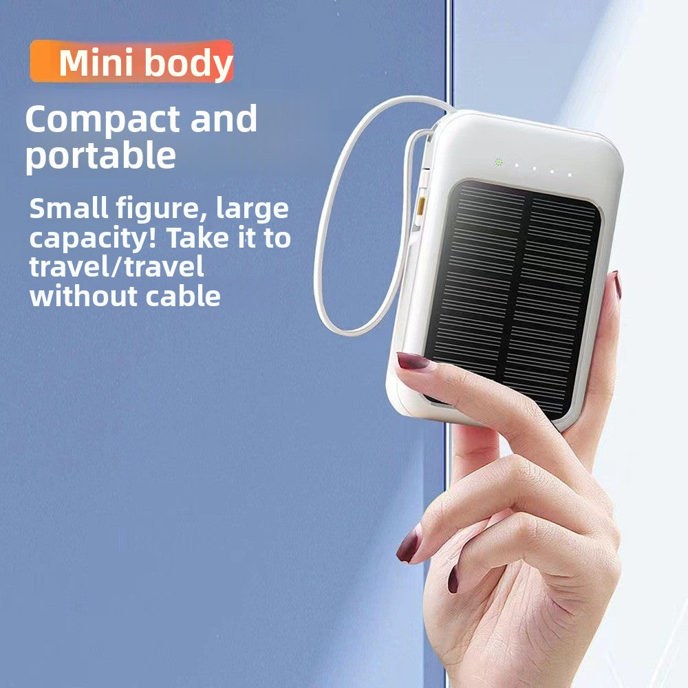 Miniature solar charging device