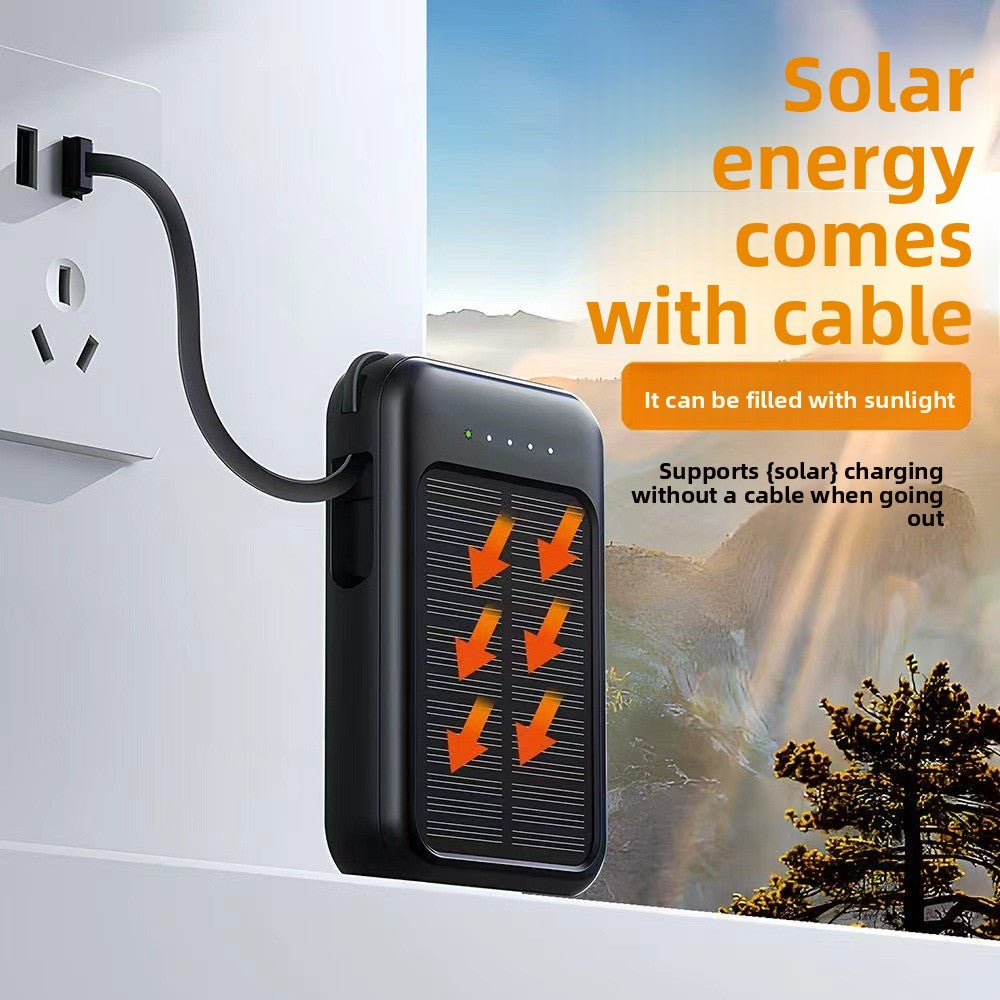 Miniature solar charging device