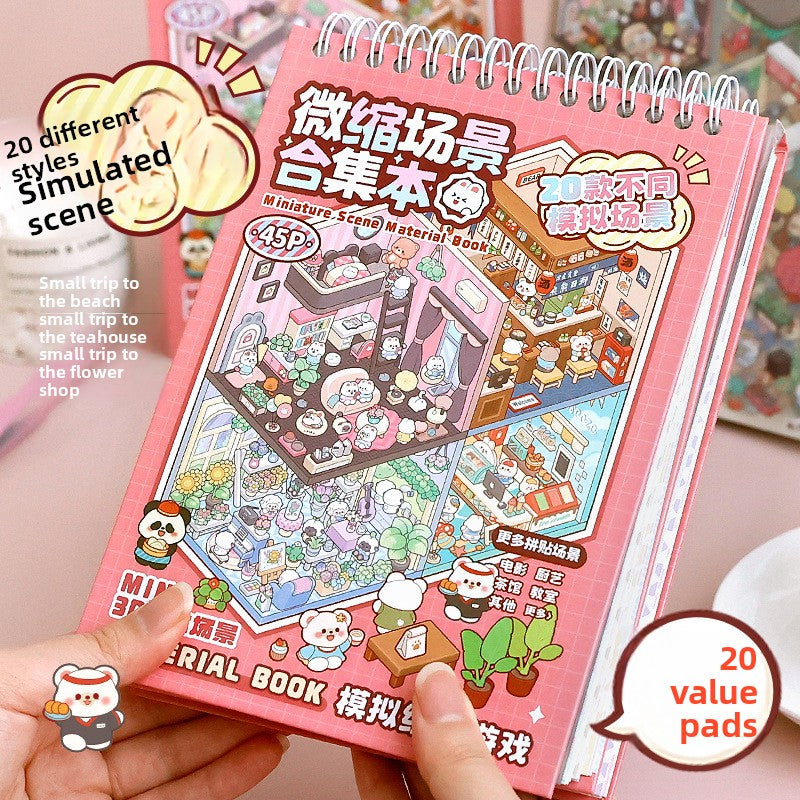 Miniature Sticker Book