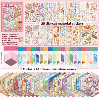 Miniature Sticker Book