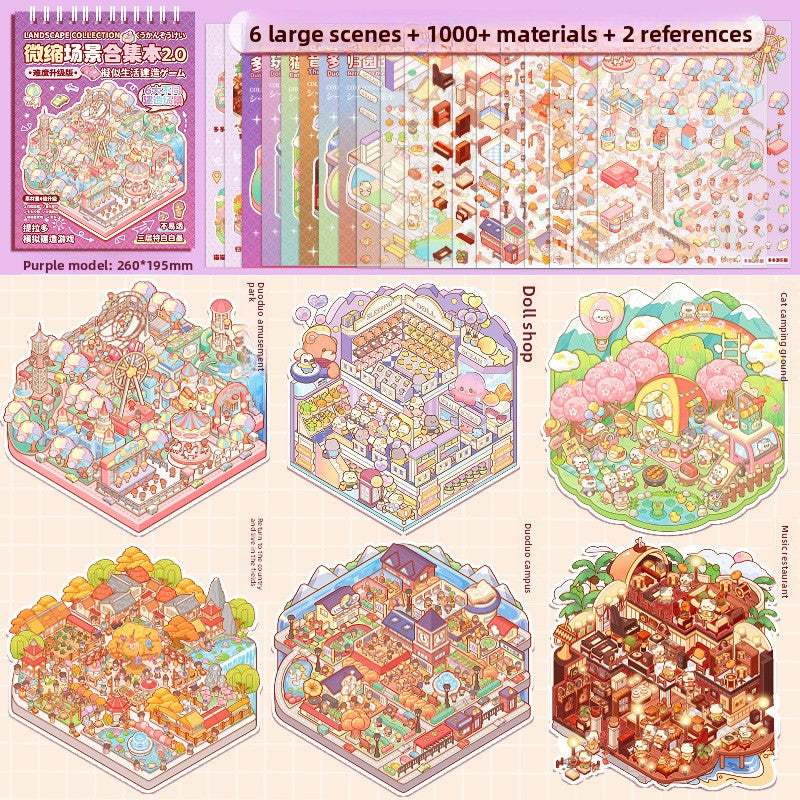 Miniature Sticker Book