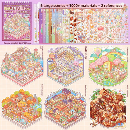 Miniature Sticker Book