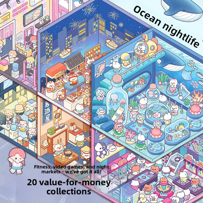 Miniature Sticker Book