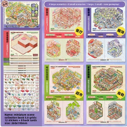 Miniature Sticker Book
