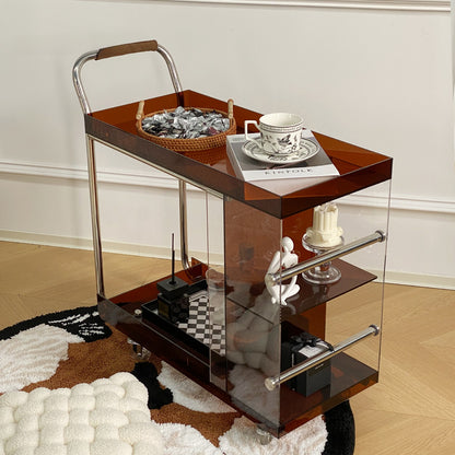 Minimalist Acrylic Mobile Side Table