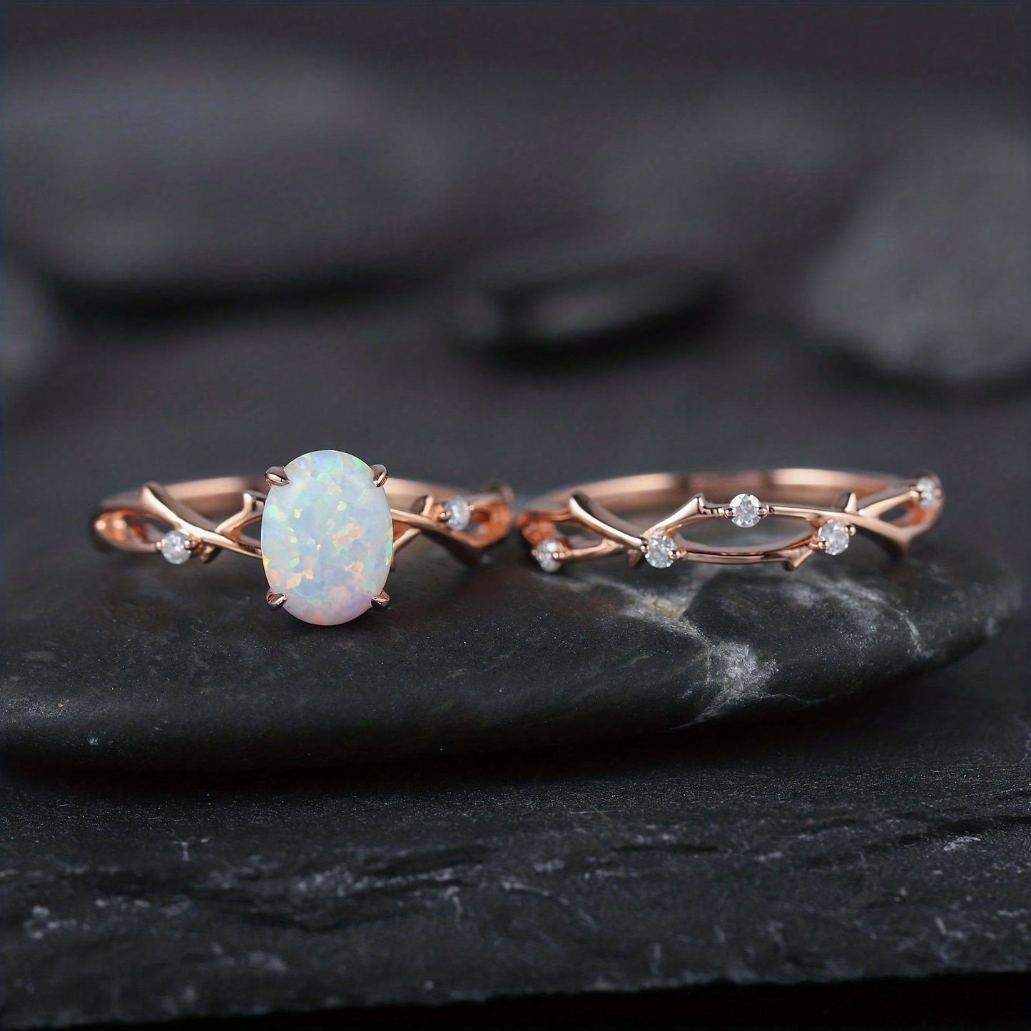 Minimalist Branch Design Ring