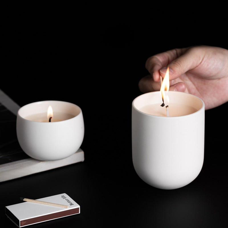 Minimalist Ceramic Candle Holder
