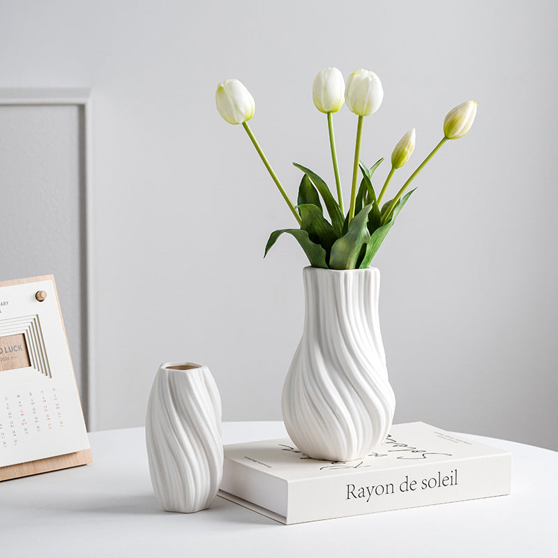 Minimalist Ceramic Flower Vase