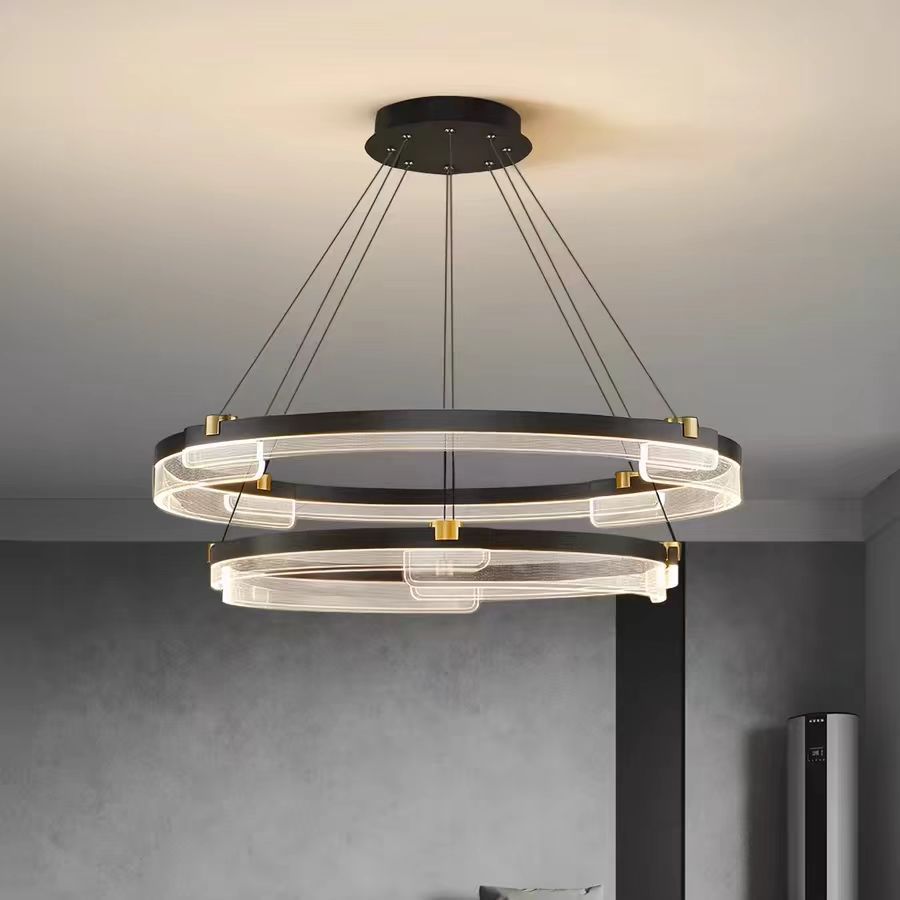 Minimalist Circular LED Pendant Light