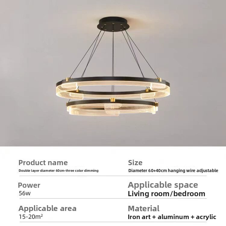 Minimalist Circular LED Pendant Light
