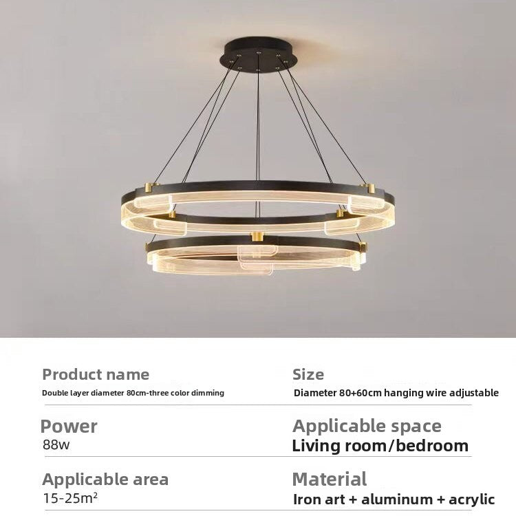 Minimalist Circular LED Pendant Light