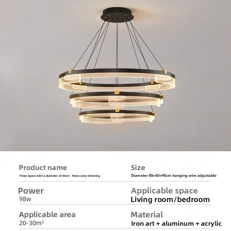 Minimalist Circular LED Pendant Light