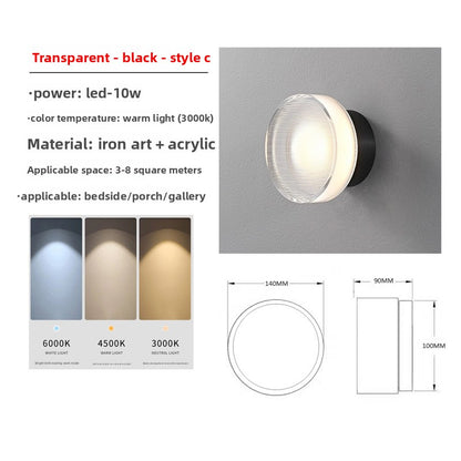 Minimalist Corridor Aisle Bedside Wall Lamp